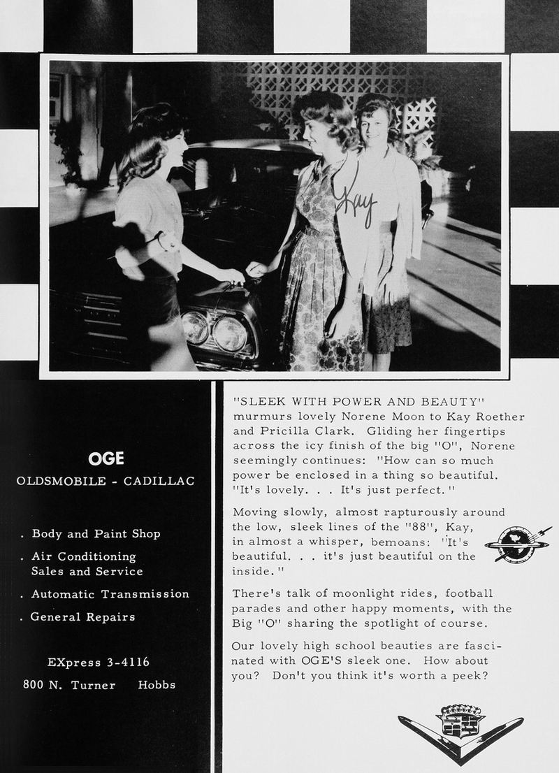 Illustration for article titled Creepiest Oldsmobile Ad Ever, or Damn Close